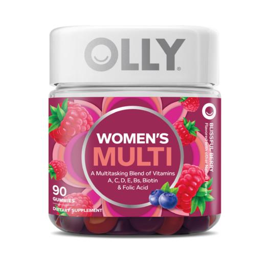 【张柏芝同款】OLLY女复合维生素软糖90粒 （效期27-2）养发护甲 商品图0