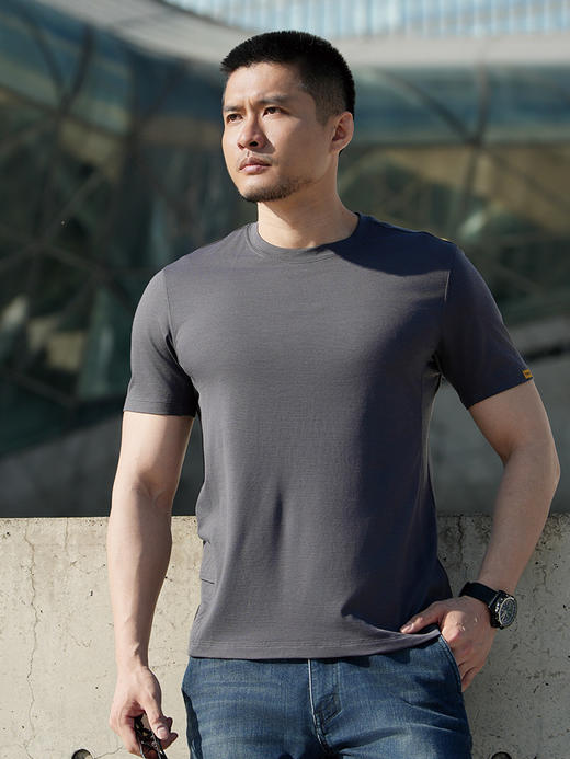 二代龙牙秘之风羽PRO美丽诺羊毛圆领短袖T恤 商品图5