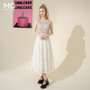 女装圆领钩花背心配棉质半裙三件套-7786S4222019 商品缩略图2