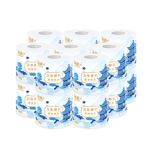 洁柔芯选有芯卷纸 TJ020501A 4层140g*101*138mm*16卷*1箱 商品图2