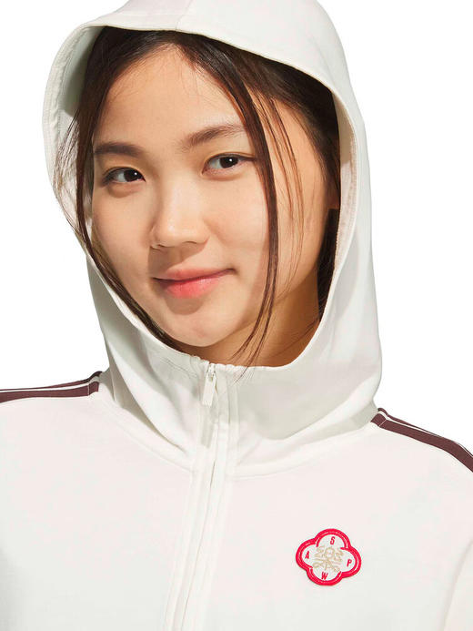 Adidas阿迪达斯马年新年款时尚休闲运动服修身半拉链连帽套头衫 KH2714 商品图3