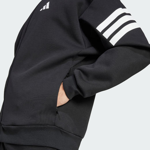 Adidas阿迪达斯男子FUTURE ICONS TRACK JACKET 立领运动休闲夹克外套JD4885 商品图5