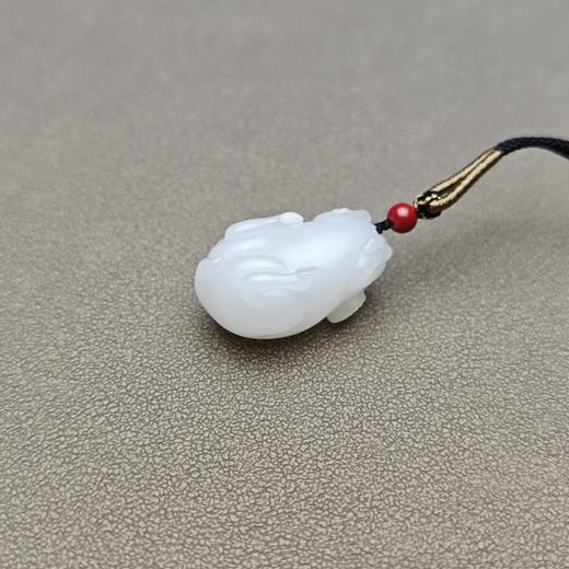 新疆和田玉且末料羊脂玉小羊挂件 228-7 商品图5