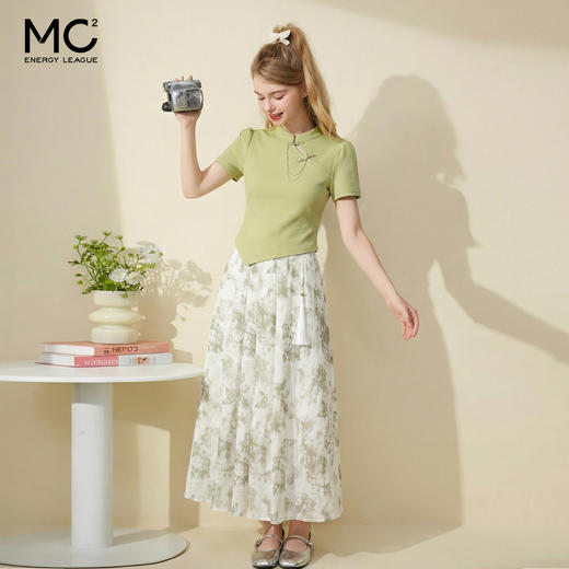 女装国风碎花二件套装-6136S4221136 商品图2