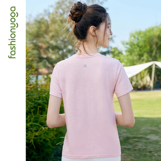 F16321宽松弹力一体织T恤 商品图8