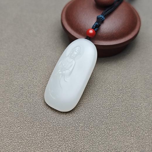 新疆和田玉且末料羊脂玉小观音 228-3 商品图2