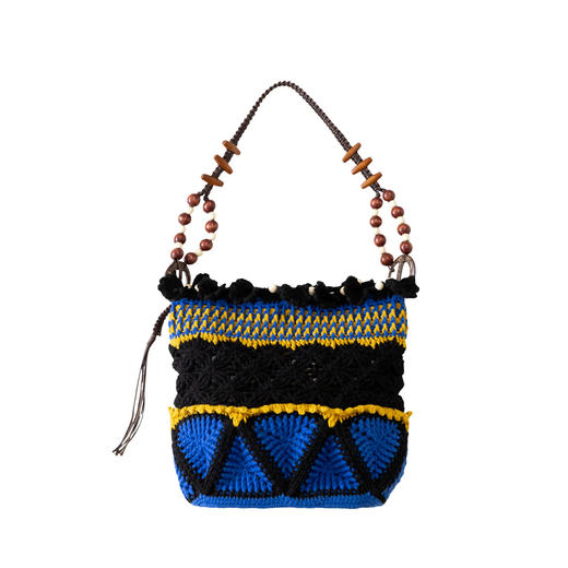 苏苏姐家小别致菜篮子包手工DIY钩针编织毛线团单肩包自制材料包 商品图4