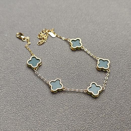 和田玉包银（镀金）精美手链 228-24 商品图7