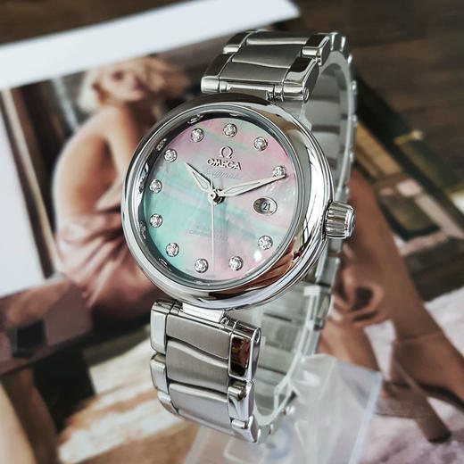 【95新】OMEGA 欧米茄425.30.34.20.57.004天文台认证同轴自动机械机芯日期显示34MM（女款）碟飞系列精钢080226AK08 商品图2