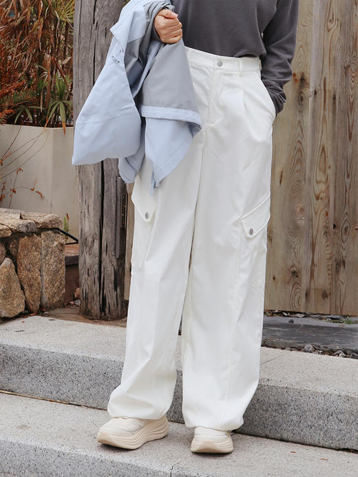 【板娘试穿推荐】预售5-7天 工装休闲裤/弯刀工装休闲裤    休闲百搭  穿了很显干净  弯刀休闲裤是天丝+棉混纺  遮肉显腿长~ 商品图6