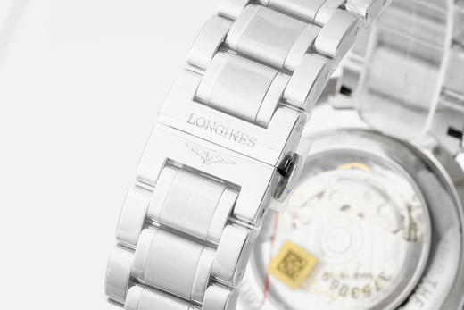 AF浪琴名匠8针月相功能腕表系列（搭载满血版一体机芯➕亚洲7751机芯）42MM精钢表壳经过抛光处理，延续了浪琴的优雅气质，表壳左侧隐藏了星期历的调节按钮 整个手表基于正品original原版开模❕❕ 商品图6