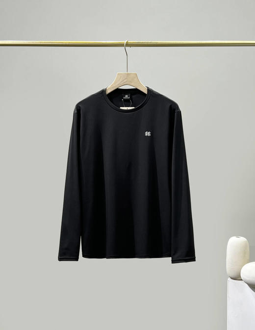 可隆户外运动登山徒步男子弹力圆领长袖T恤 QK 341067 商品图1