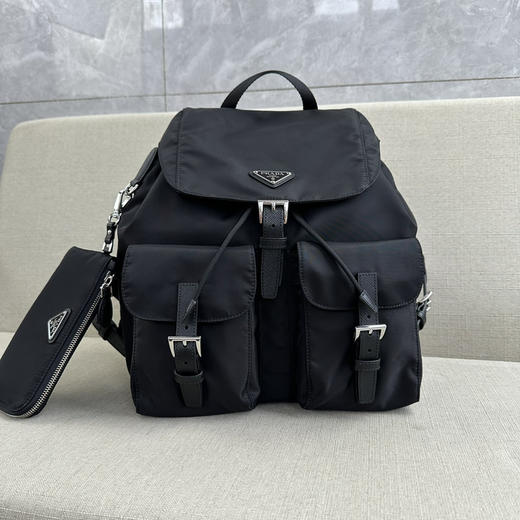 p家女款Re-Nylon中号双肩背包（配小袋） 商品图3