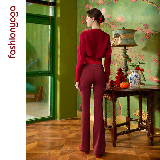 2026春夏F15956W无尴尬线基础喇叭长裤 商品图12