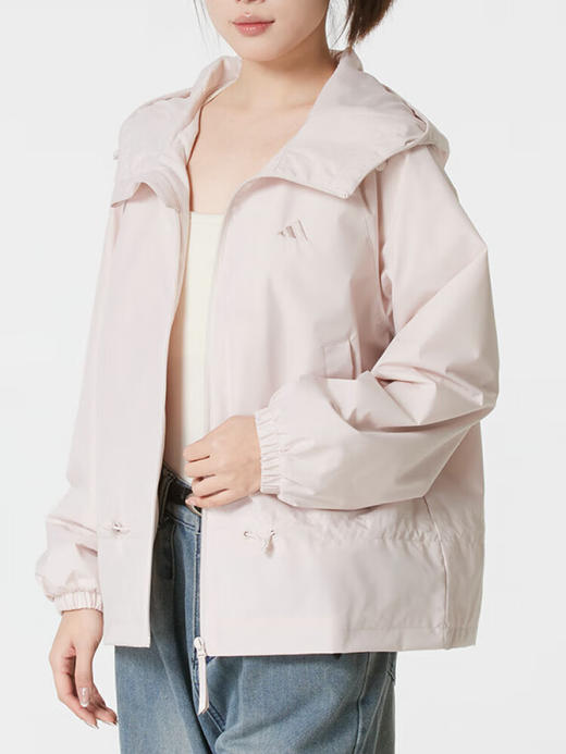 Adidas阿迪达斯女子运动服宽松舒适休闲防风户外加绒连帽夹克 KS2808 商品图1