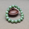 精品！和田玉俄碧粉绿猫眼12mm手串 228-19 商品缩略图3