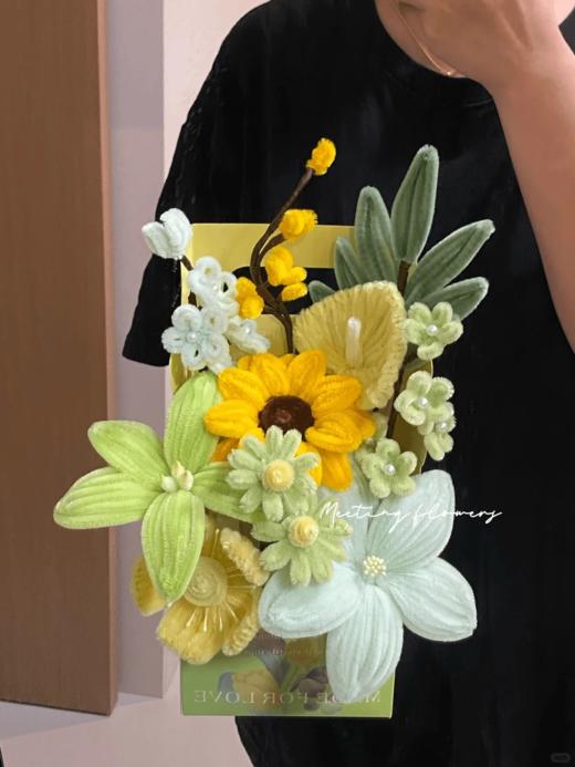 成品扭扭棒diy手工制作成品花送朋友闺蜜情人节生日礼物-工期一周 商品图14