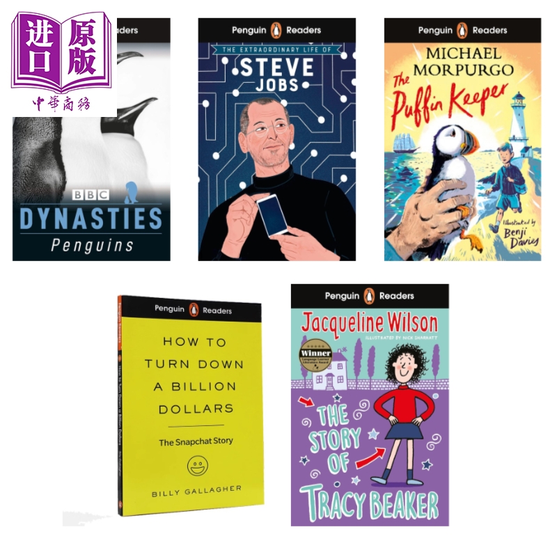 【精读写作营2阶用书】Penguin Readers Level 2 企鹅阅读分级指导2级英语读物系列5册 蓝思值540L-670L