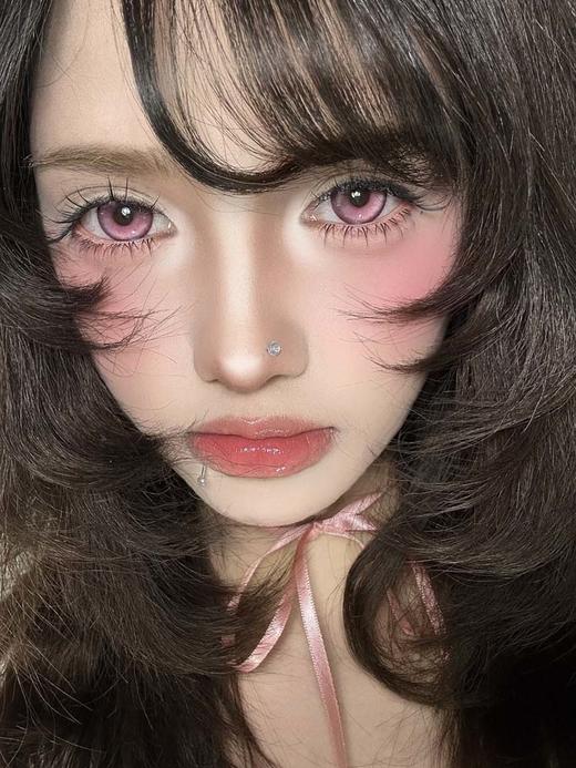 康视达 EggUncle Lens半年抛 蜜桃软糖心 直径14.5mm着色13.9mm 商品图7