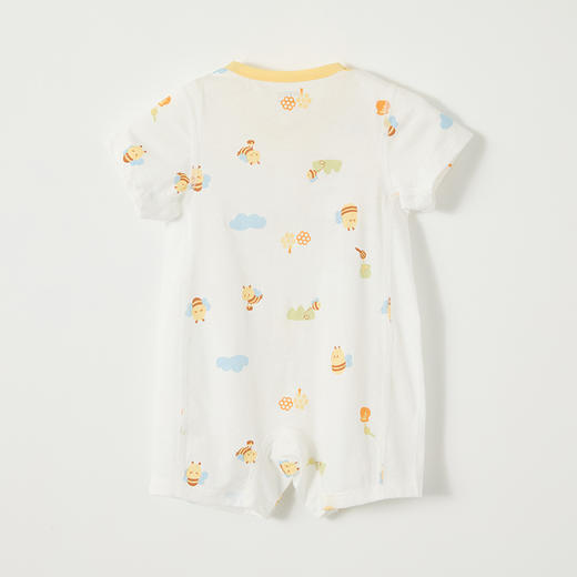 比萌蜂采蜜短袖开襟哈衣HY26SUN229白黄色调59#-90# 商品图8