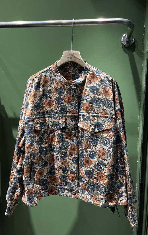 原单涂鸦立体印花夹克外套 商品图0