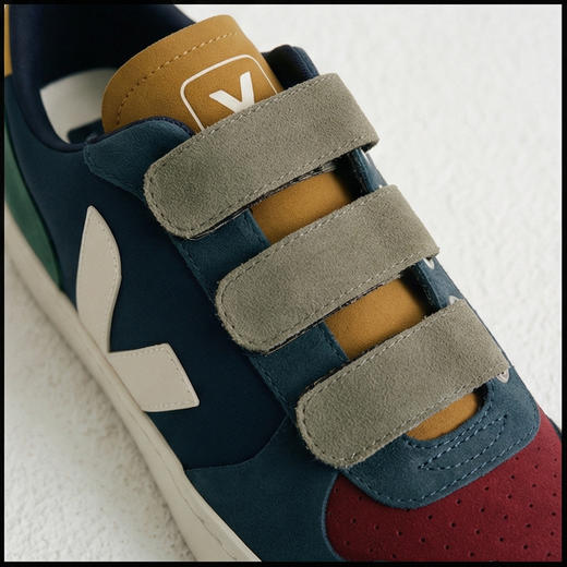 法国VEJA彩色三魔术贴V10板鞋CV0 商品图4