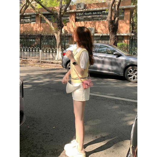 <曾小咸推荐>学院风假两件短袖t恤女夏上衣 商品图4