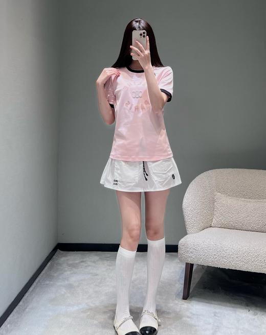 女款logo刺绣短袖T恤fe008 商品图3