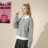 女装花边衬衫领拼接卫衣-37831W5232033 商品缩略图0