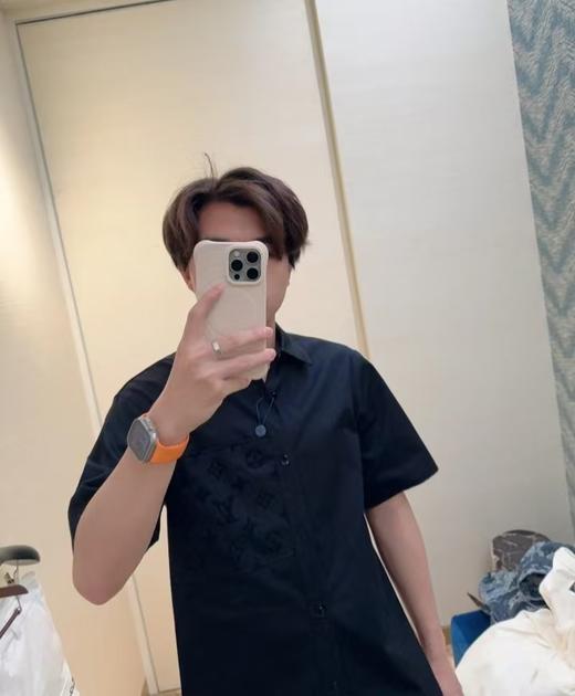 驴家 25ss植绒口袋印花短袖衬衫 男女同款（DY） 商品图4