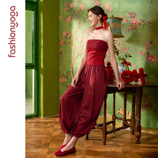 2026春夏FM15963红韵棉麻禅逸裤 商品图12