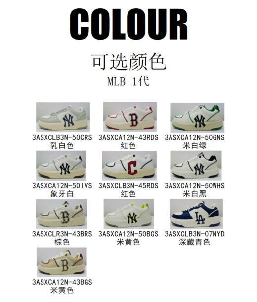 心选丨【奥莱直发】MLB 1代跑步鞋复古百搭男低帮增高休闲鞋女防滑耐磨 商品图1