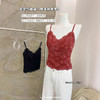 【秒变沙漏身材❗️纯欲风蕾丝吊带】法式复古蕾丝背心「叠穿单穿都封神」露出精致锁骨，修饰脖颈线条，自带性感滤镜，一件解锁N种风格，背心女带胸垫纯欲内搭打底L 商品缩略图3