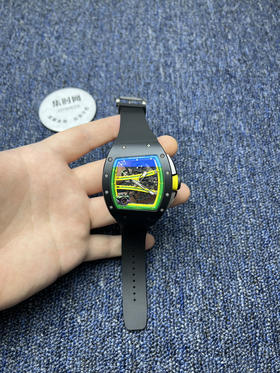 理查德米勒 APS新品RM061黑碳版 白跑道 RM61男士腕表