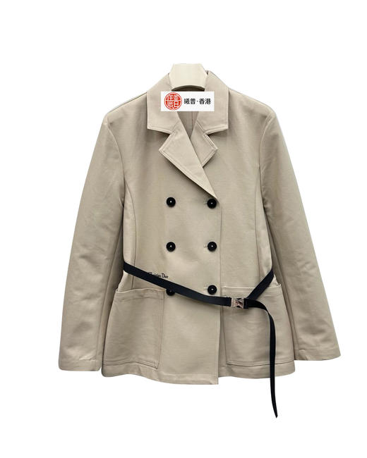 女款双排扣腰带风衣zh010 商品图0