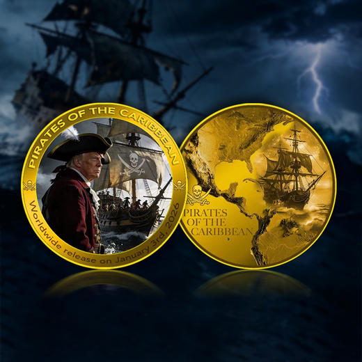 【纪念章】“加勒比海盗川普”纪念章卡片版  限量9999 商品图2