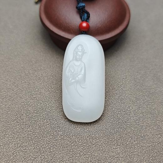 新疆和田玉且末料羊脂玉小观音 228-3 商品图1