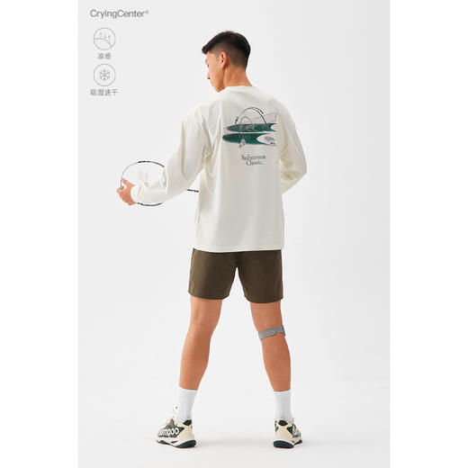 CryingCenter 羽球场3C速干凉感运动长袖TEE 哭喊中心 商品图1