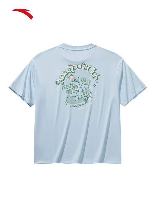 安踏冷萃T丨休闲短袖女士2026夏季新款宽松透气运动T恤162628108 商品图3