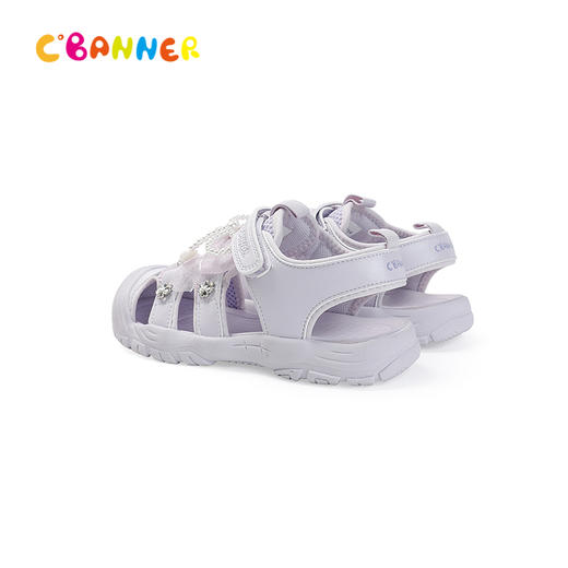 千百度2026夏季趣味珍珠  卡通造型透气休闲凉鞋童鞋A26362001 商品图3