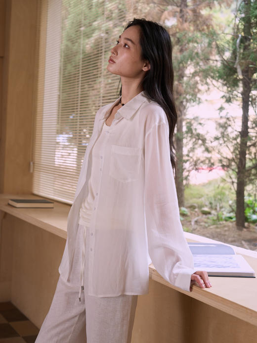 格桑米Gesamy天丝亚麻衬衫 商品图5