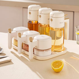 摩登主妇调料组合套装分装收纳盐罐调味料瓶罐厨房家用油壶调料盒