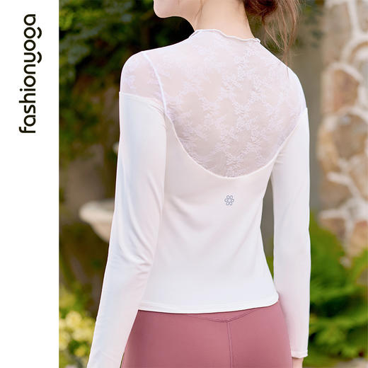 2026春夏FC15355仙朵蕾丝拼接长袖 商品图6