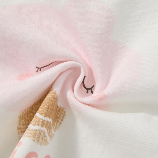 怡比舒适时光家居短袖圆领套装HY26SUN301蓝色调/粉色调80#-130# 商品图10