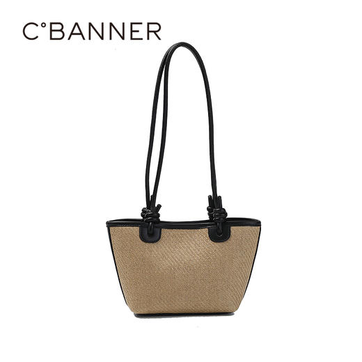 千百度2026草编设计光滑平整女包A26301112 商品图1