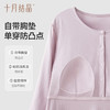 【满99-20/199-50】孕妇睡裙带胸垫纯棉哺乳睡衣前开扣待产裙月子服连衣裙 商品缩略图1