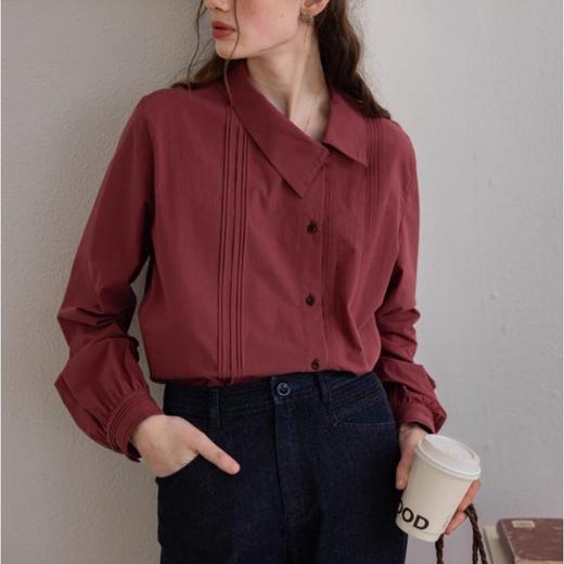 （小眠专属） 【2件立减20元！】2026春季松弛感新款衬衫 AVANN 棉&缎面&雪纺长袖衬衫衬衣 商品图3