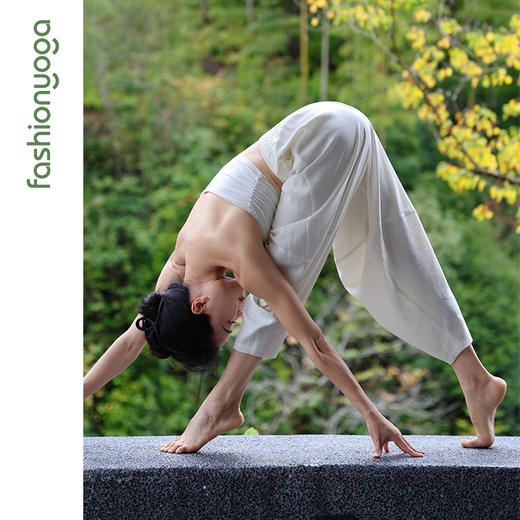 FM11931JD【男女同款】凡圣瑜伽禅意裤夏季薄款宽松束脚裤子垂感灯笼休闲裤 商品图13