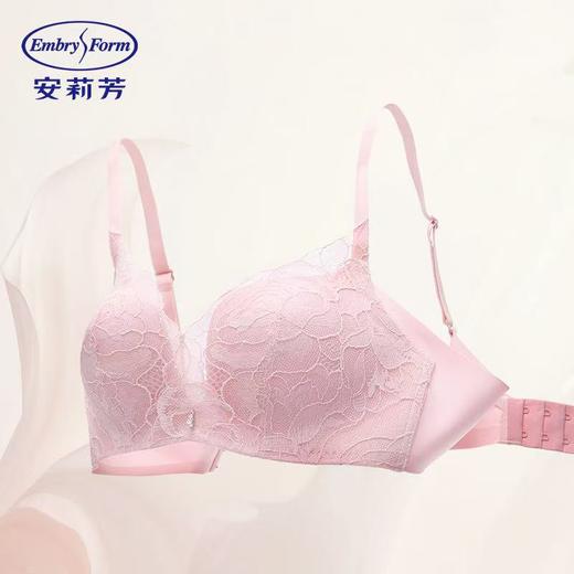 【一口价】3楼安莉芳玫瑰蕾丝文胸女小胸聚拢显大无钢圈内衣EBW0868吊牌价539元现价199元 商品图1