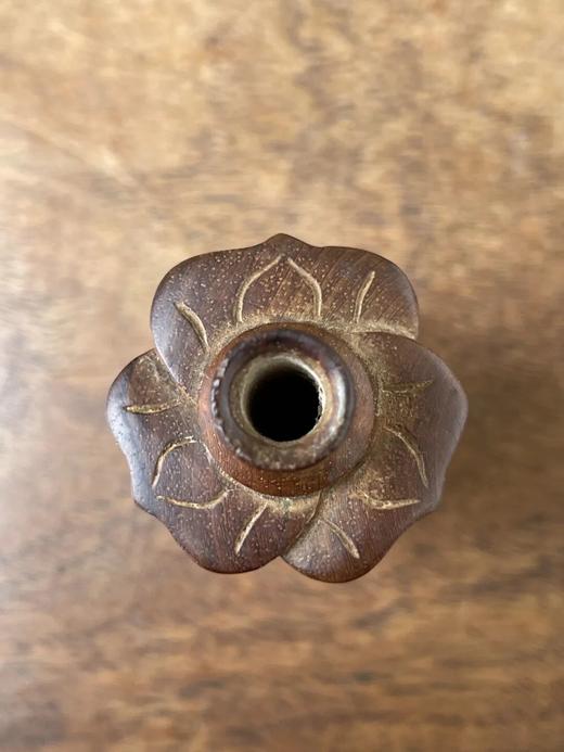 海南黄花梨葵花形筒状花插，顺丰包邮 商品图2